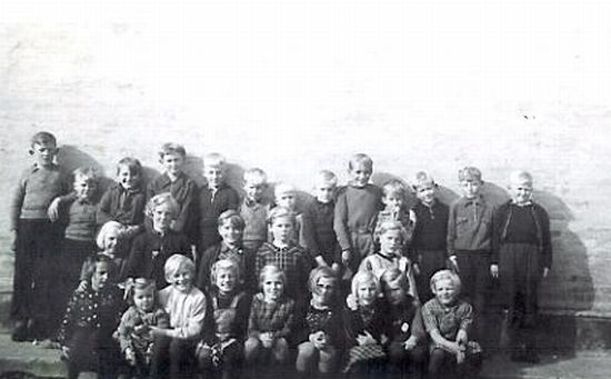 Klim Skole, fï¿½rste og anden klasse, 1940